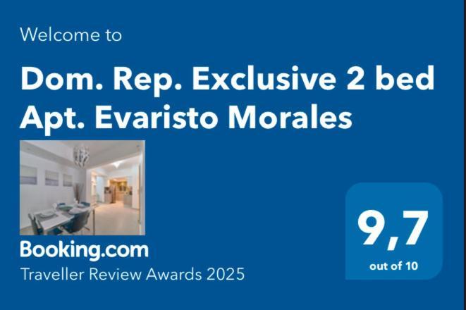 Dom. Rep. Exclusive 2 Bed Apt. Evaristo Morales Санто-Доминго Экстерьер фото